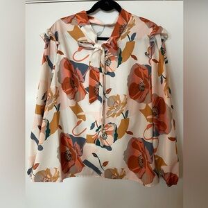 SHEIN Multicolor Floral Blouse